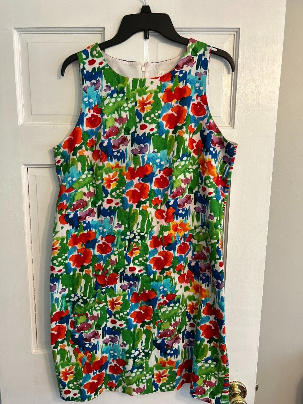 LONDON TIMES Brightly-colored Summer Sheath Dress